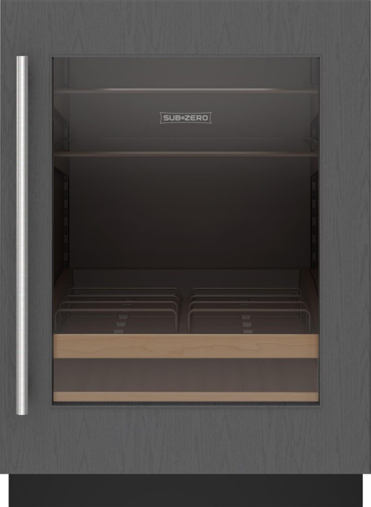 24″ Designer Undercounter Beverage Center – Panel Ready – High Altitude – Right Hinge