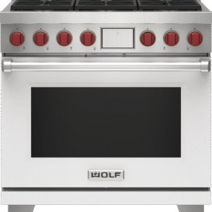 36-inch Dual Fuel Range with Six Burners