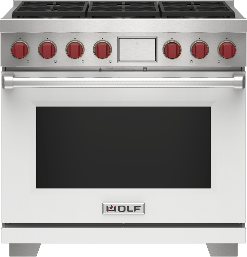 36-inch Dual Fuel Range with Six Burners